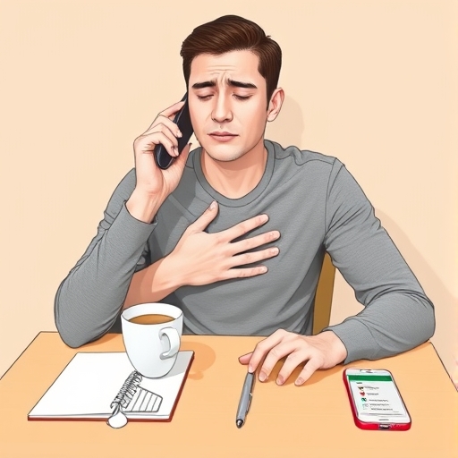 Una llamada inesperada en el café