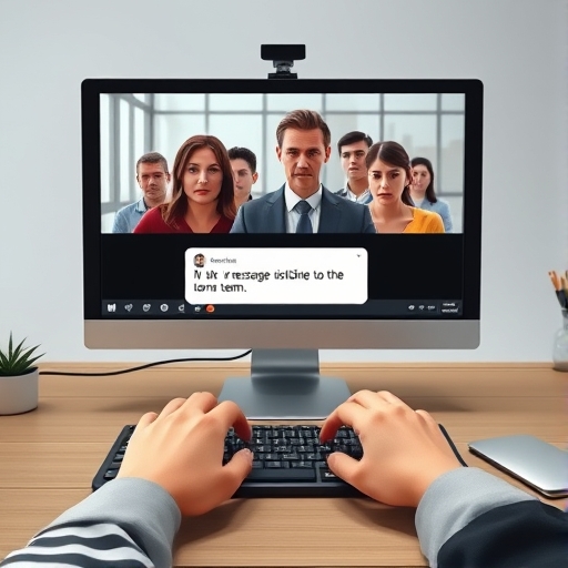 Vergüenza digital: un mensaje equivocado en un grupo de trabajo online