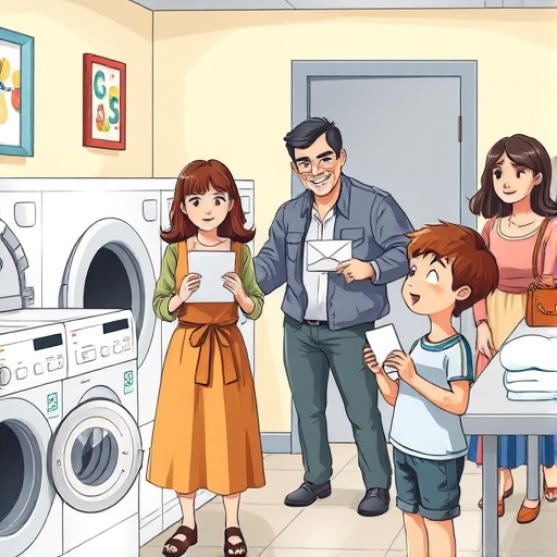 El sobre extraviado en la lavandería