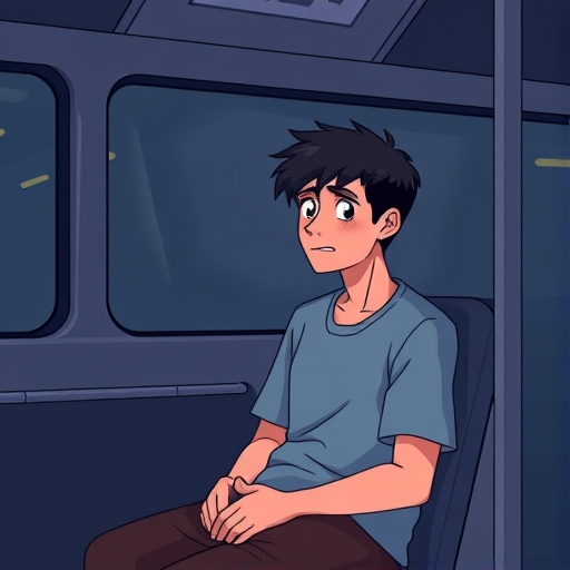 El viaje en el autobús nocturno