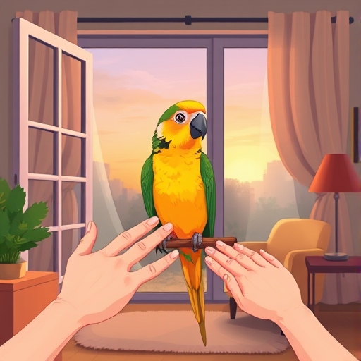 El loro que escuchaba al viento