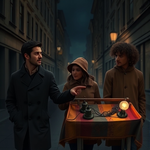 El mercado clandestino de luces en la noche revolucionaria