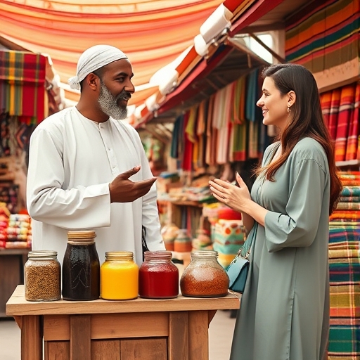 Carta desde el mercado de Marrakech