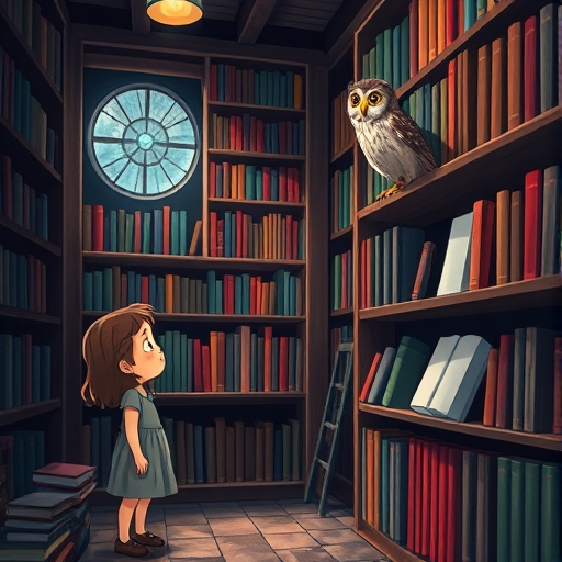 El susurro del búho en la librería