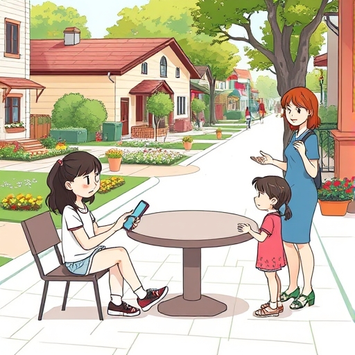 La sombra en la red del barrio