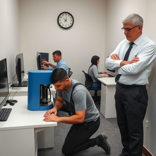 El jefe y la cafetera rota