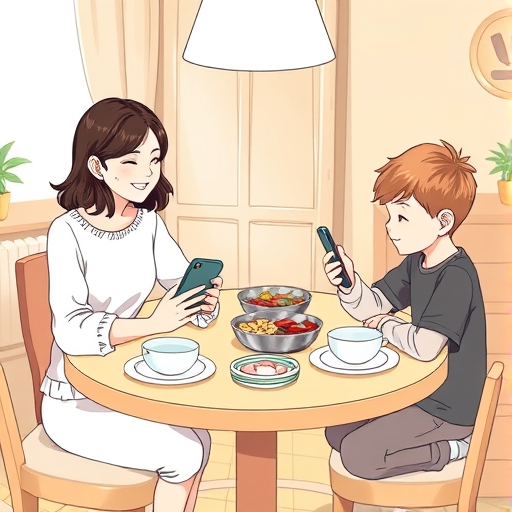 Pantallas y silencios en la cena familiar