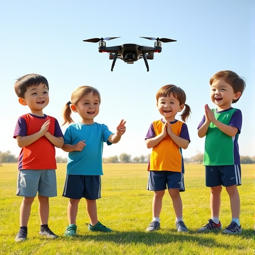 El dron que animó al equipo