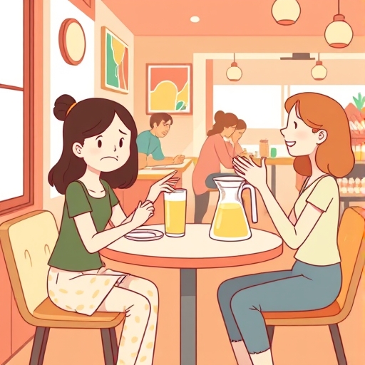 El malentendido en el café