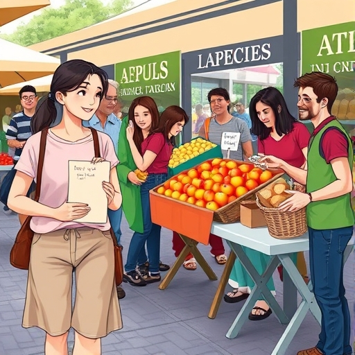 El poema secreto en el mercado