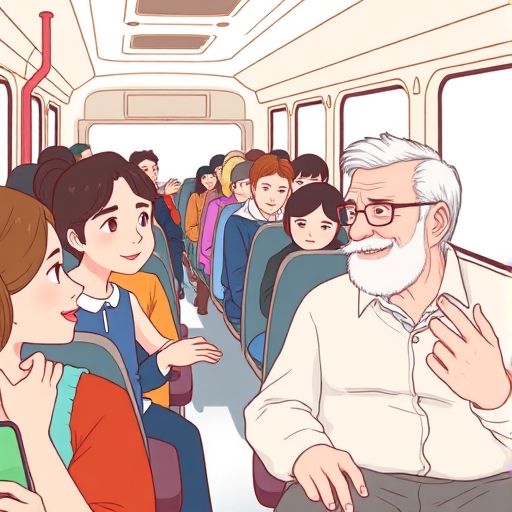 El asiento vacío en el autobús