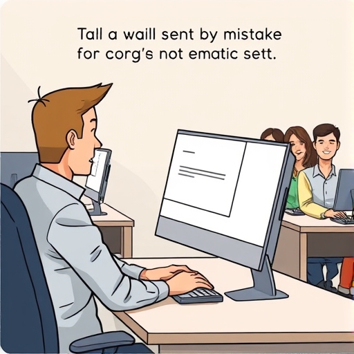 El error de enviar un correo familiar a todo el equipo