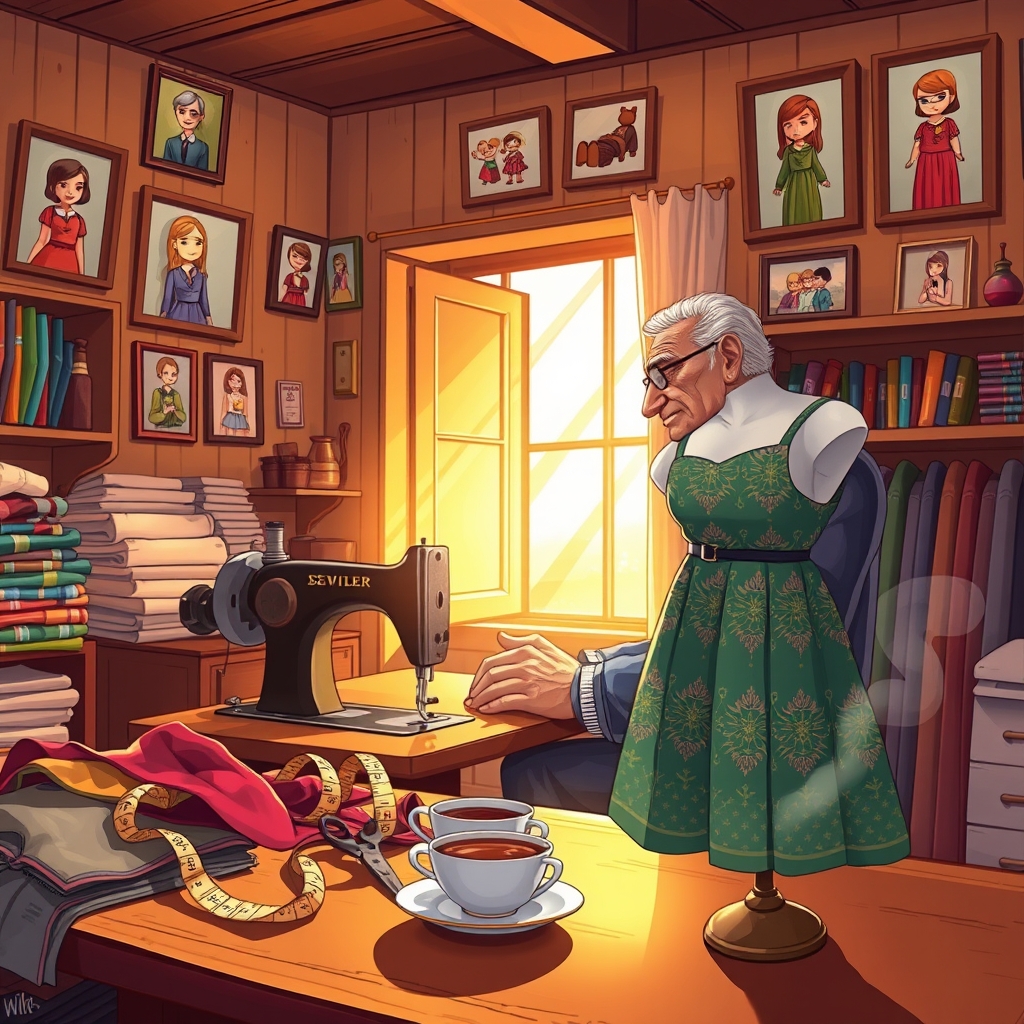 יום בחיי חייט מסורתי