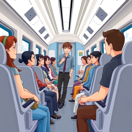 跨省高铁车厢的心灵传递者
