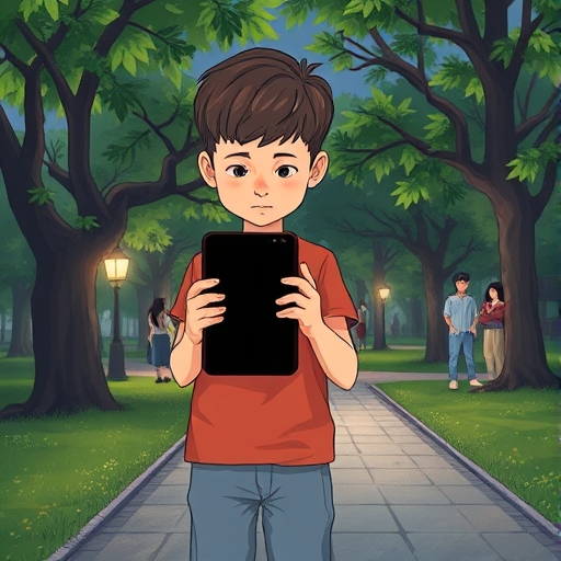 夜晚公园的断网挑战