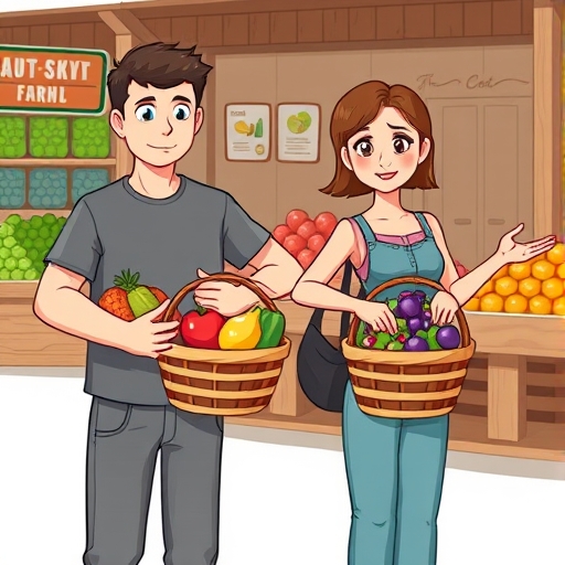 La primera impresión en la fila del mercado