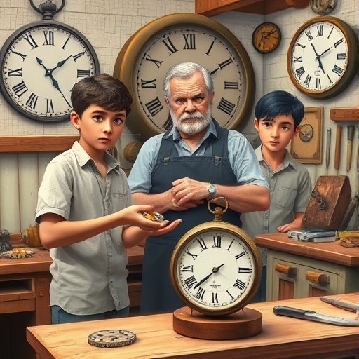 El reloj detenido en el taller