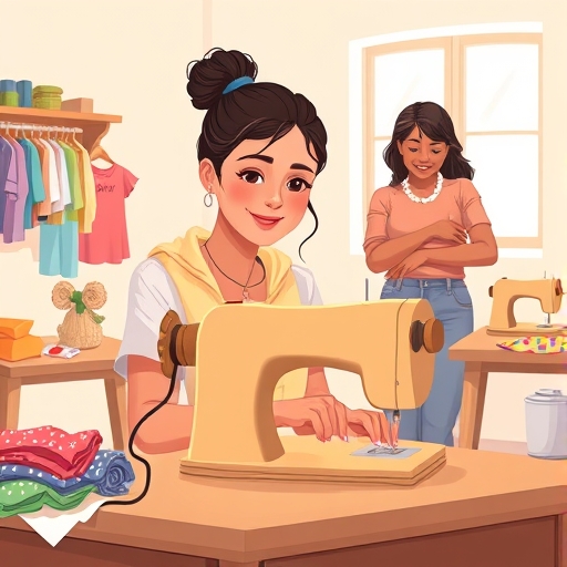 Entre cifras y sueños en el taller de costura