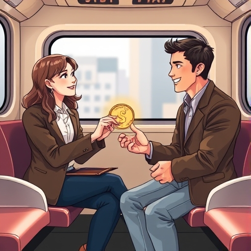 La moneda perdida en el metro encantado