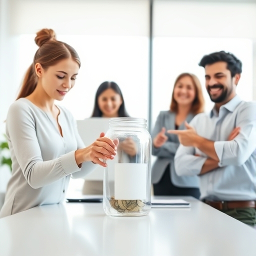 El bote misterioso de la oficina