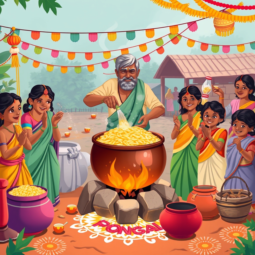 पोंगल का त्यौहार