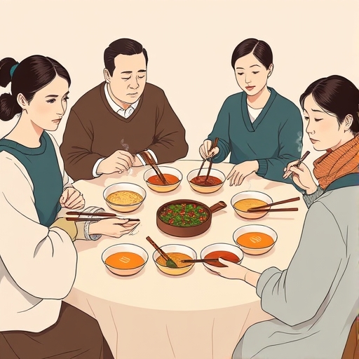 家庭聚餐的沉默裂痕