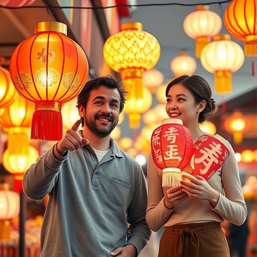 灯笼里的光影谜语