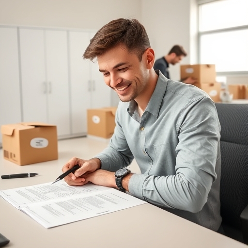 El último servicio en la oficina abandonada