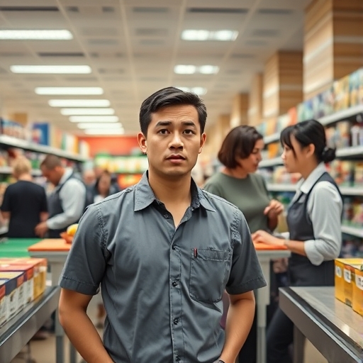 Alarma a las 9 en el supermercado