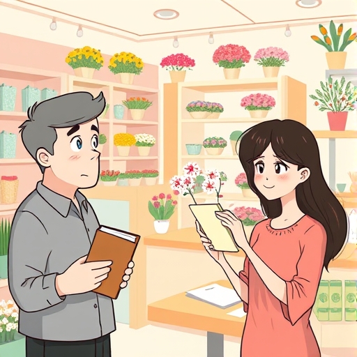 花店的隐秘祝福