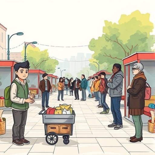 El vendedor ambulante y el cambio