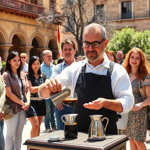 El secreto del barista en la plaza vieja