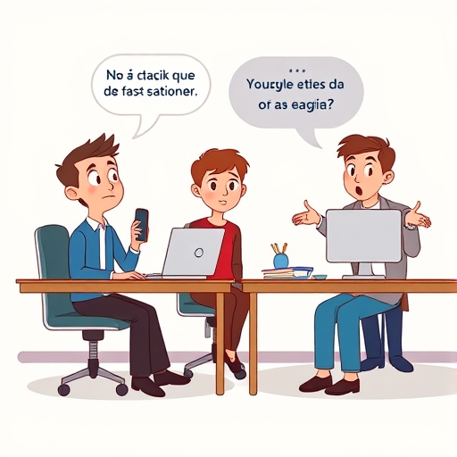 Cuando el malentendido crece en el chat del trabajo