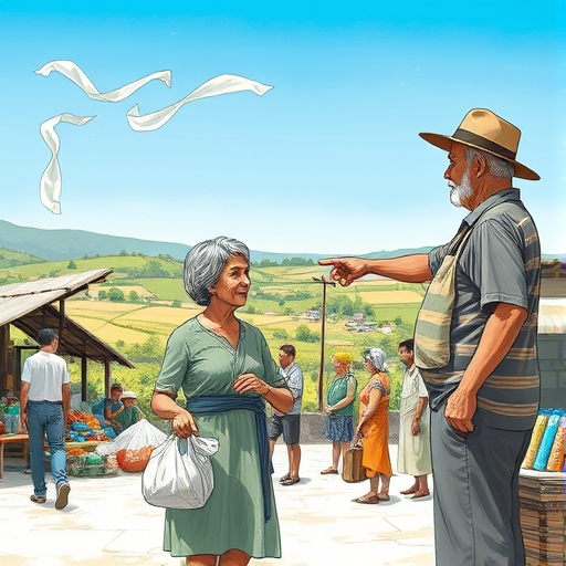 El susurro del viento en el mercado antiguo