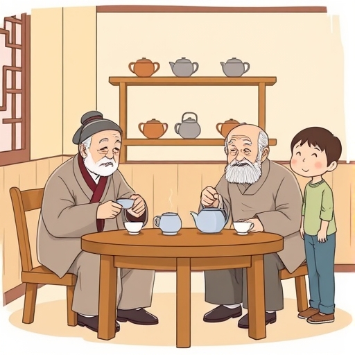 茶馆里的秘密交换