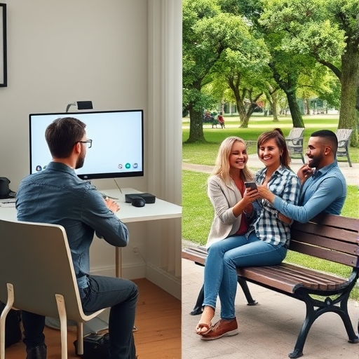 El eco silenciado en la oficina virtual