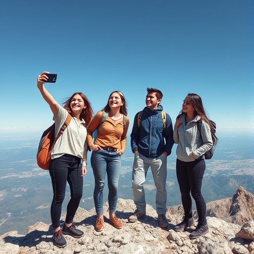 Selfies en la Cumbre Desierta