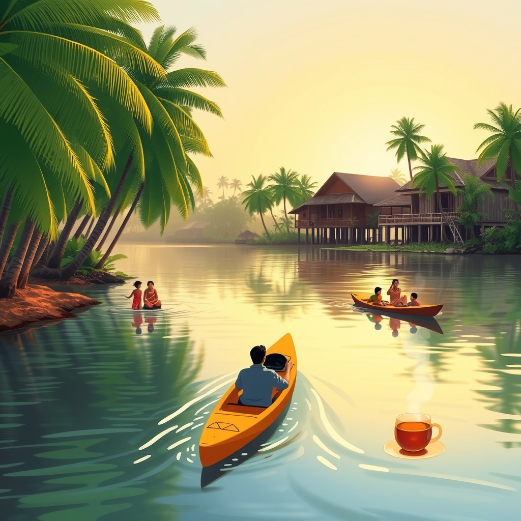 केरल की बैकवाटर्स