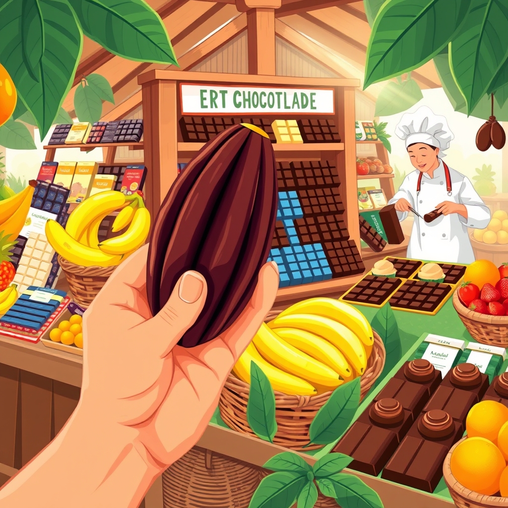 שוקולד: מהפירות ליצירה