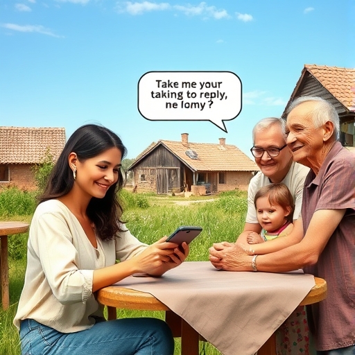 El eco silencioso del chat familiar