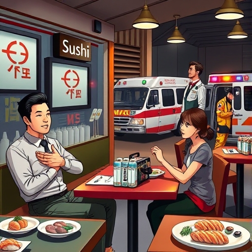 寿司店里的惊心阴影