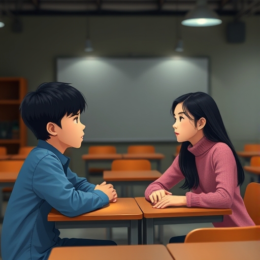 晚自习后的沉默辩论