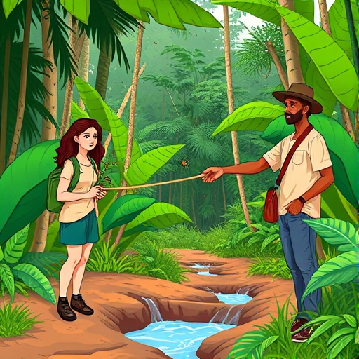 Senderos cruzados en la selva amazónica