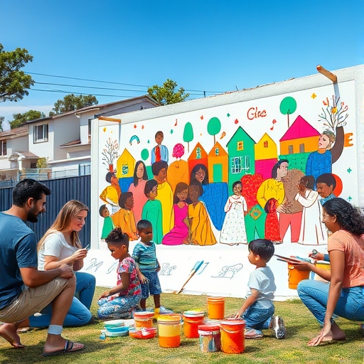 El mural que unió a la vecindad