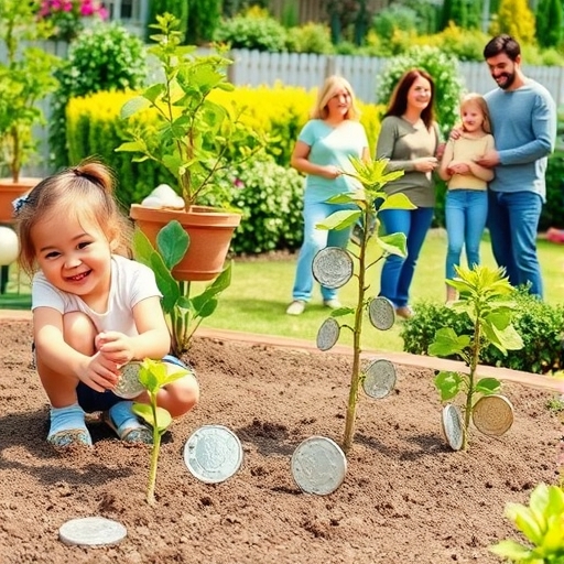 El jardín donde se planta dinero
