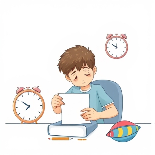 El reloj y los deberes