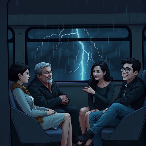 La reunión inesperada en el autobús nocturno
