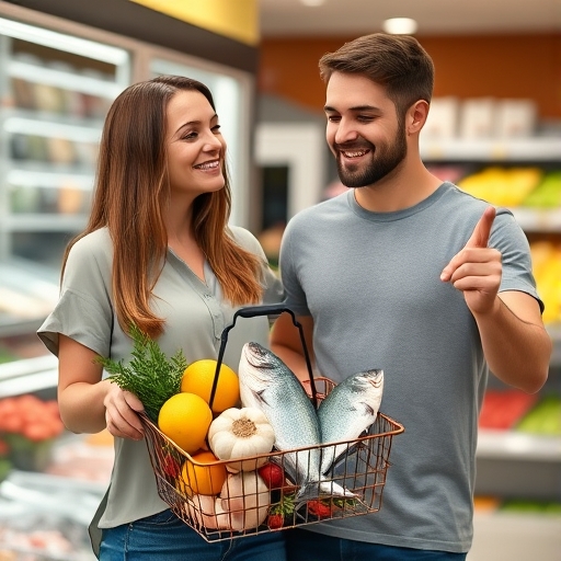 Compra para la cena romántica
