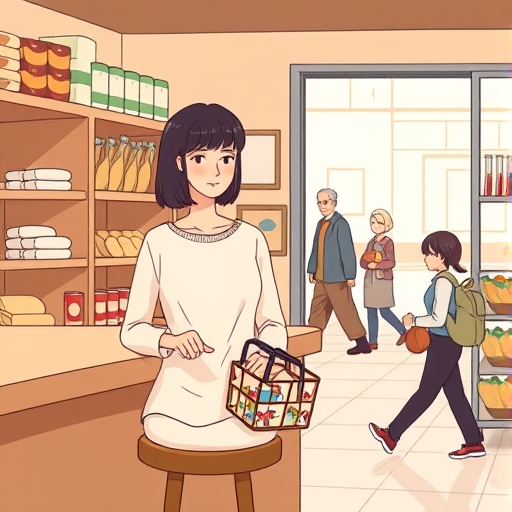 La soledad tras el mostrador de la tienda de barrio