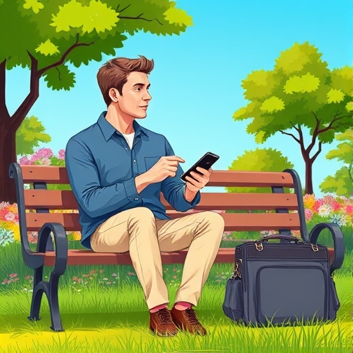 Una pausa en el parque